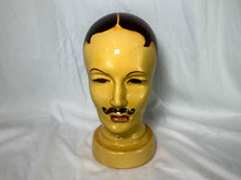 Load image into Gallery viewer, Vintage West Germany Men's Mannequin Head with Mustache
