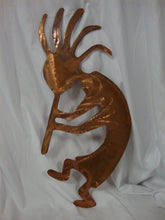 Load image into Gallery viewer, Vintage Solid 1/8" Copper Kokopelli Garden Silhouette Decor
