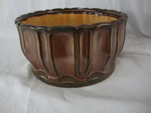 Load image into Gallery viewer, Vintage Rose Gold Metallic Ceramic Floral Planter
