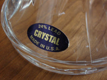 Load image into Gallery viewer, Vintage Brilliant Cut Crystal Glass Fan Diamond 2 Piece Hurricane Lamp
