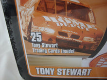 Load image into Gallery viewer, 2000 Upper Deck Tony Stewart #20 Metal Lunchbox with Trading Cards NIB
