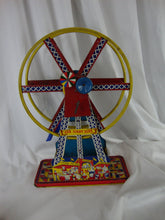 Load image into Gallery viewer, 1950s Tin Litho The Giant Ride Ferris Wheel Children&#39;s Toy
