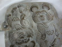 Load image into Gallery viewer, Vintage Cast Aluminum Bear Chocolate Candy Mold Press
