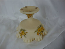 Load image into Gallery viewer, Vintage Fenton Custard Glass Handpainted Compote Bowl Dish

