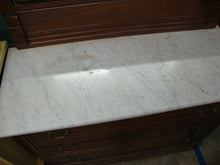 Load image into Gallery viewer, Vintage Eastlake Dresser with Marble top and Attached Mirror
