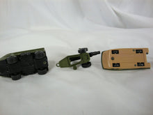 Load image into Gallery viewer, 1970&#39;s Matchbox Superfast Army Carrier, Swamp Rat and Field Gun Set
