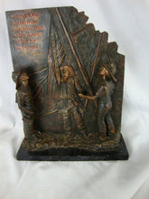 Load image into Gallery viewer, 2001 Michael Walker 9/11 Firefighter Tribute Limited Edition Resin Tabletop Plaque
