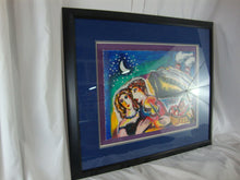 Load image into Gallery viewer, Vintage Zamy Steynovitz Seriolithograph Lover&#39;s Paradise 28/50 Limited Edition Signed Framed Art
