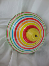 Load image into Gallery viewer, Vintage 1982 Ohio Art SMURF Tin Litho Spinning Large Metal Top
