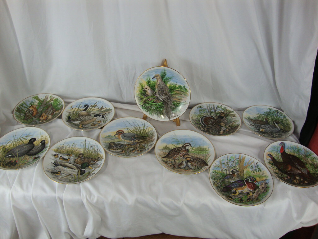 Vintage Southern Living Game Birds of the South Limited Edition Decor Plates Set of 11