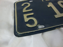 Load image into Gallery viewer, 1965 Iowa 25 1950 Blue/White Car Tag Automobile License Plate
