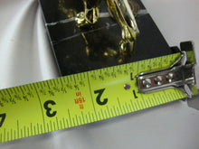 Load image into Gallery viewer, Vintage Lion's Club International Standing Lion on Black Marble Base Paperweight Figure
