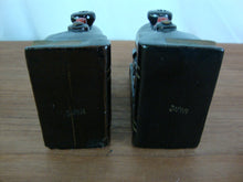 Load image into Gallery viewer, 1950&#39;s Japan Ceramic Train Locomotive Small Bookends Pair
