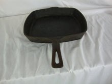 Load image into Gallery viewer, Vintage USA Made Cast Iron Square Skillet Unrestored
