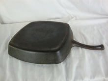 Load image into Gallery viewer, Vintage USA Made Cast Iron Square Skillet Unrestored
