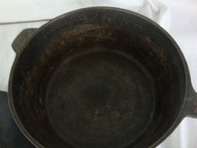 Load image into Gallery viewer, Vintage Cast Iron 4 Quart Long Handle Cook Pot with Cast Iron Lid Unrestored
