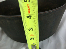 Load image into Gallery viewer, Vintage Cast Iron 4 Quart Long Handle Cook Pot with Cast Iron Lid Unrestored
