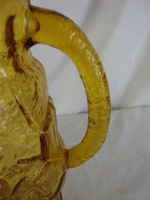 Load image into Gallery viewer, Vintage Anchor Hocking Rainflower Amber Glass Beverage Pitcher
