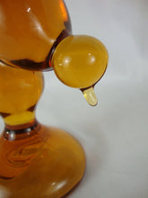 Load image into Gallery viewer, Vintage LE Smith Amber Glass Long Tailed Bird Figurine
