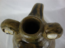 Load image into Gallery viewer, Billy Joe Craven Signed Folk Art Ugly Bird Bug Penguin Face Jug
