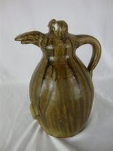 Load image into Gallery viewer, Billy Joe Craven Signed Folk Art Ugly Bird Bug Penguin Face Jug
