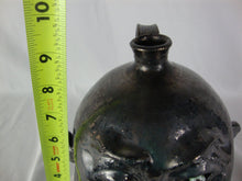 Load image into Gallery viewer, Marvin Bailey Signed Folk Art Metallic Grey Ugly Face Jug

