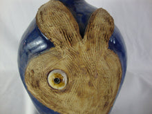 Load image into Gallery viewer, Billy Joe Craven Signed Folk Art Playboy Bunny Face Jug
