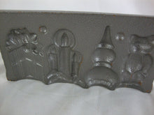 Load image into Gallery viewer, Vintage John Wright USA Cast Iron Holiday 4 Shapes Chocolate Candy Mold
