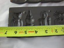 Load image into Gallery viewer, Vintage John Wright USA Cast Iron Holiday 4 Shapes Chocolate Candy Mold
