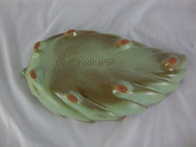 Load image into Gallery viewer, Frankoma 226 Plainsman Prairie Green 12&quot; Footed Leaf Bowl Dish
