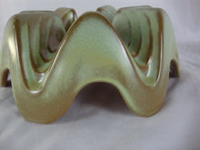 Load image into Gallery viewer, Frankoma WA1 Prairie Green Casserole Chafing Ceramic Warmer Base Stand
