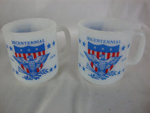 Load image into Gallery viewer, Vintage Glasbake 1776-1976 Bicentennial Coffee Tea Mugs
