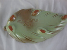 Load image into Gallery viewer, Frankoma 225 Plainsman Prairie Green 9&quot; Footed Leaf Bowl Dish
