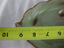 Load image into Gallery viewer, Frankoma 225 Plainsman Prairie Green 9&quot; Footed Leaf Bowl Dish
