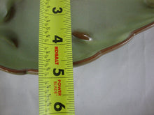 Load image into Gallery viewer, Frankoma 225 Plainsman Prairie Green 9&quot; Footed Leaf Bowl Dish
