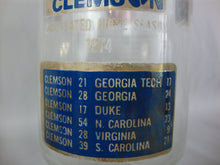 Load image into Gallery viewer, 1974 Pepsi Clemson Football Undefeated Season Clear Glass Tumblers Set of 5
