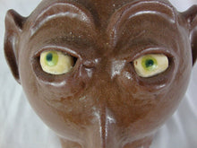 Load image into Gallery viewer, Early Marvin Bailey Folk Art Pottery Brown Ugly Face Jug
