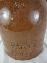 Load image into Gallery viewer, Early Marvin Bailey Folk Art Pottery Brown Ugly Face Jug
