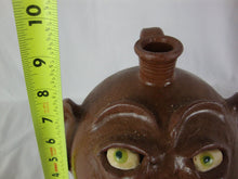 Load image into Gallery viewer, Early Marvin Bailey Folk Art Pottery Brown Ugly Face Jug
