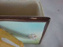 Load image into Gallery viewer, Vintage Palomino Horse Head with Flower Small Ceramic Planter Vase Pencil Holder
