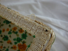 Load image into Gallery viewer, Vintage Penney&#39;s Japan Large Woven Sewing basket with Lid and Swing Handle
