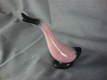 Load image into Gallery viewer, MCM 1950&#39;s Stanford Sebring Pink/Black Ceramic Goose Duck Figurine Decor
