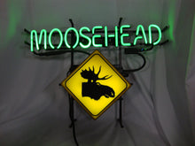 Load image into Gallery viewer, 1990&#39;s Moosehead Beer USA Neon Beer Bar Man Cave Electric Sign
