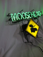 Load image into Gallery viewer, 1990&#39;s Moosehead Beer USA Neon Beer Bar Man Cave Electric Sign
