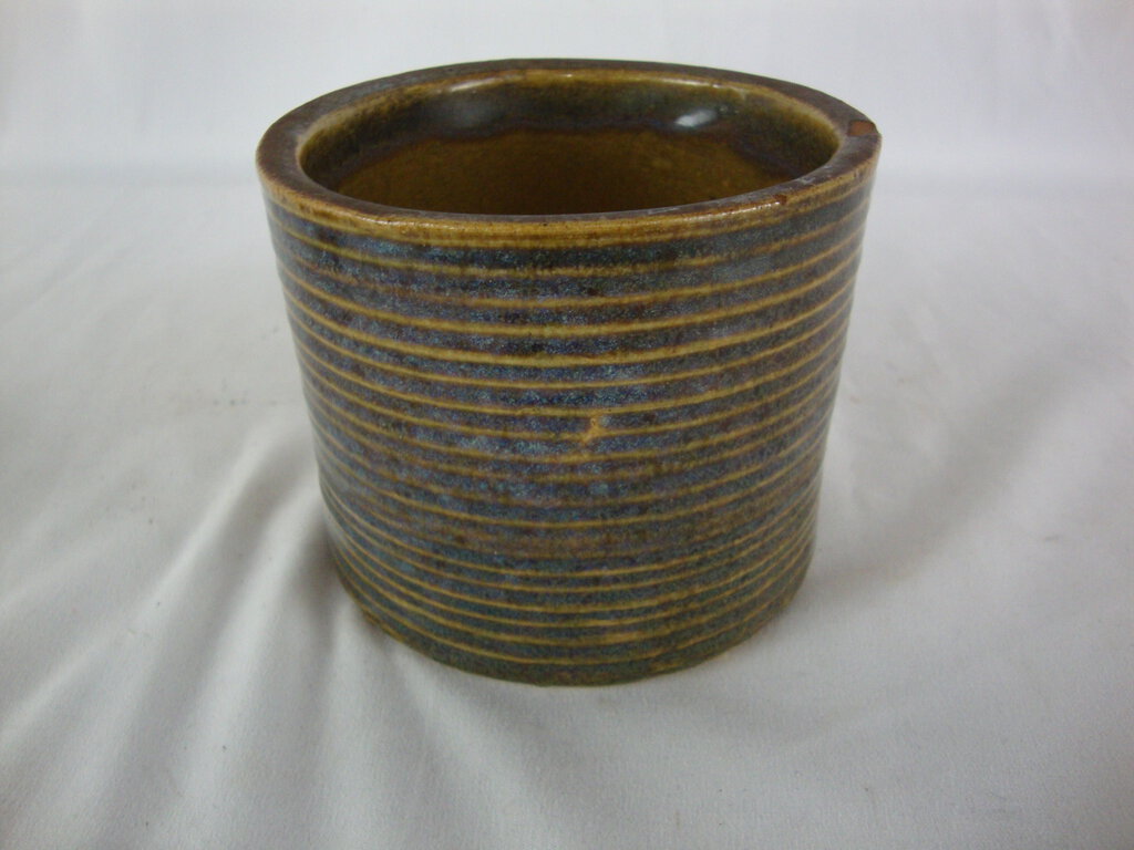 1950's Zanesville Homespun 4003 1/2 Stoneware Pottery Planter