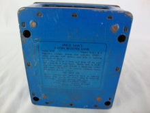 Load image into Gallery viewer, Vintage Uncle Sam&#39;s Blue Tin Cash Register Mechanical Coin Bank
