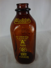 Load image into Gallery viewer, Vintage Cloister Dairies Amber Brown Glass Quart Dairy Milk Bottle
