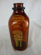 Load image into Gallery viewer, Vintage Cloister Dairies Amber Brown Glass Quart Dairy Milk Bottle
