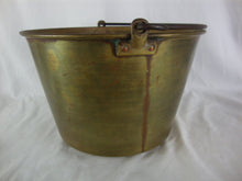 Load image into Gallery viewer, Vintage HW Hayden Brass Round Bottom Bucket with Metal Swing Handle
