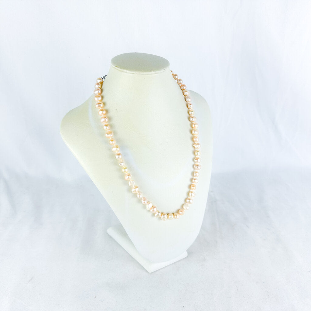 Vintage Irregular Baroque Pearl Necklace